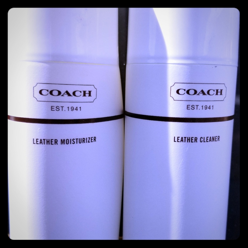 Coach brand leather cleaner & moisturizer